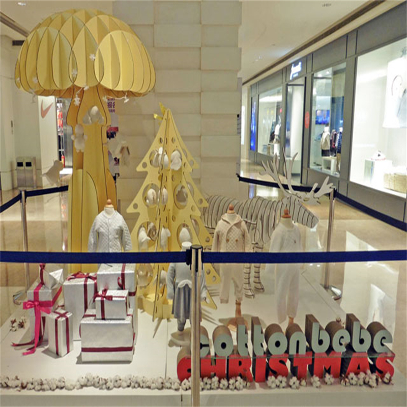 大型抽象电镀玻璃钢人物雕塑现代简约商场美陈装饰气球人艺术品
